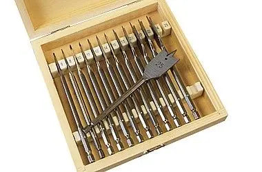 FLACHFRASBOHRERSATZ: Hochwertiger Flachfräsbohrer-Set - Profi Holzbohrer-Kit für präzises Bohren in Holz TK Gruppe® Grosshandel 