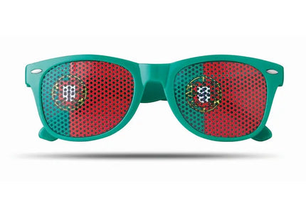 FLAG FUN Fan-Sonnenbrille – Bunt Gemischt für Sport & Spaß TK Gruppe® Grosshandel 