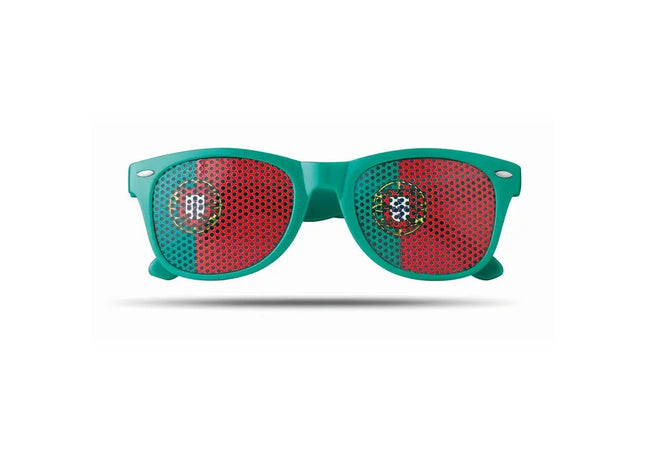 FLAG FUN Fan Sonnenbrille in Gemischten Farben – Lebhaft & Sportlich TK Gruppe® Grosshandel 