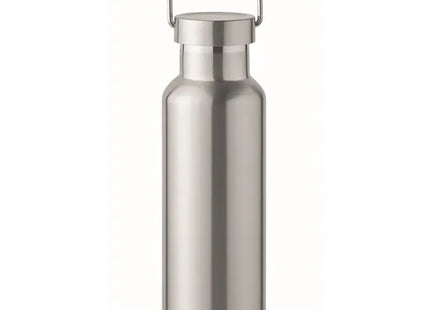 FLORENCE 500ml Doppelwandflasche in Mattsilber, stilvoll TK Gruppe® Grosshandel 