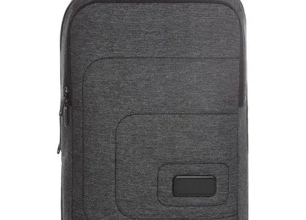 FRAME Notebook-Rucksack - Stilvoll & Praktisch - Schwarz-Grau Meliert TK Gruppe® Grosshandel 