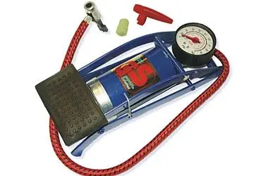 FUSSLUFTPUMPE: Hochwertige Fußluftpumpe - Robuste Standpumpe für Fahrräder, Autos und mehr TK Gruppe® Grosshandel 