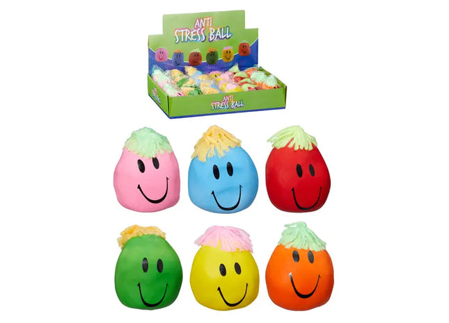 Faccia Anti-Stress Ball, Druckmindernder Spielball, 5,5x9 cm, Ergonomisches Design TK Gruppe® Grosshandel 