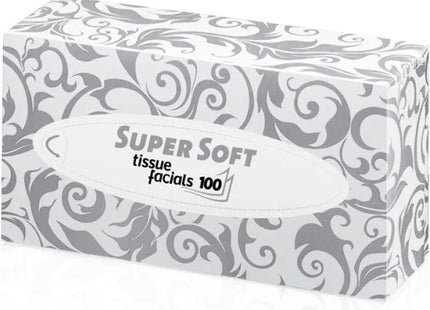 Facial Tissues 100-Pack, 2-lagig, 21x19cm in Box TK Gruppe® Grosshandel 