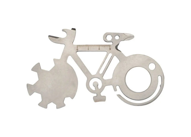 Fahrrad-Multifunktionswerkzeug Oviedo - Silbergrau Kompaktes Werkzeug für unterwegs TK Gruppe® Grosshandel 