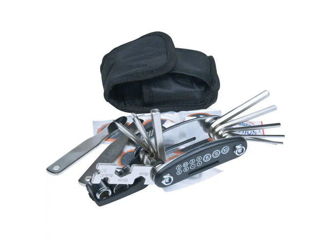 Fahrrad-Reparaturkit Minneapolis - Schwarz Notfall-Werkzeugset für Fahrradreparaturen TK Gruppe® Grosshandel 