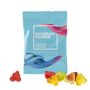 Fahrradfahrer Fruchtgummi 10g Tüten - Dynamischer Snack TK Gruppe® Grosshandel 