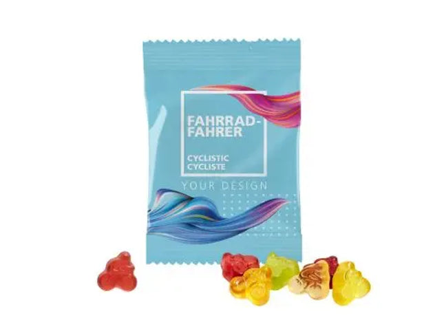 Fahrradfahrer Fruchtgummi 10g Tüten - Dynamischer Snack TK Gruppe® Grosshandel 