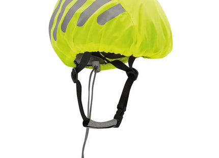 Fahrradhelm-Regenschutz BIKE PROTECT - Gelb Wasserdichte Abdeckung für sicheres Radfahren TK Gruppe® Grosshandel 