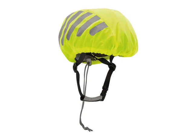 Fahrradhelm-Regenschutz BIKE PROTECT - Gelb Wasserdichte Abdeckung für sicheres Radfahren TK Gruppe® Grosshandel 