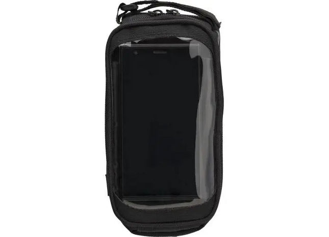 Fahrradlenkertasche aus Polyester (600D) Priya - schwarz Robuste, wasserdichte Lenkertasche TK Gruppe® Grosshandel 