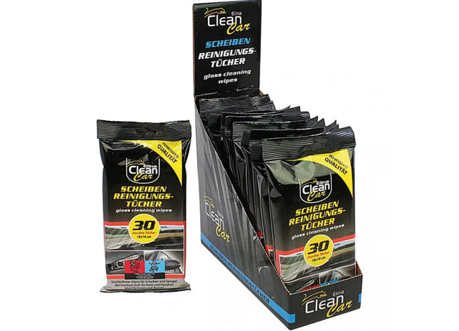 Fahrzeugreinigungstücher ALL-IN-ONE CLEAN Autoteller 30 Stück 18x16cm TK Gruppe® Grosshandel 