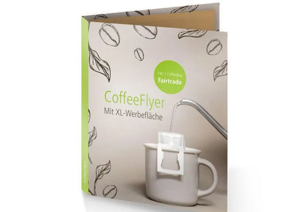 Fairtrade CoffeeFlyer in Naturbraun – Maßgeschneidert & Umweltbewusst TK Gruppe® Grosshandel 
