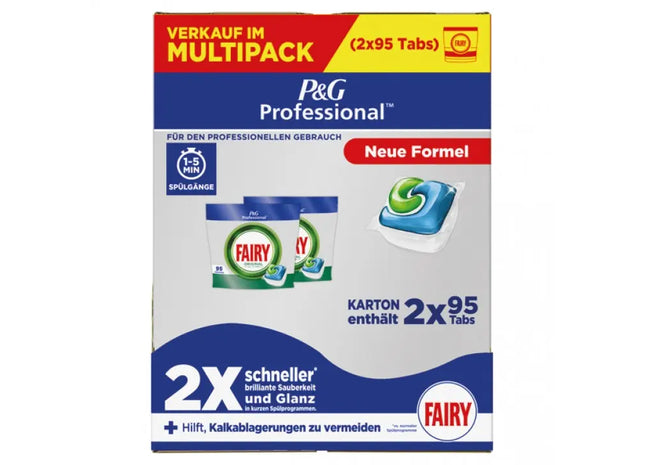 Fairy All-In-One Dishwasher Tabs 95pcs - Ultimate Clean & Shine Dish Care TK Gruppe® Grosshandel 