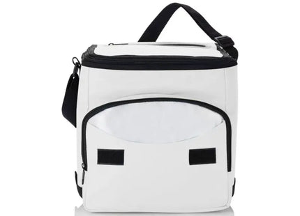 Faltbare Cooler - Weiß-Silber: Praktisch, Platzsparend, Vielseitig - Perfekt für Unterwegs TK Gruppe® Grosshandel 