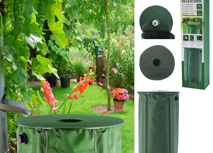 Faltbare Regenwassertonne 100L in Grün – Platzsparende Lösung TK Gruppe® Grosshandel 