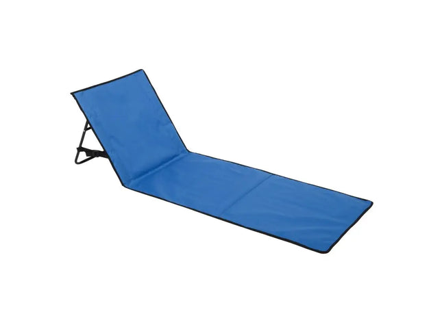 Faltbare Strandmatte SUNNY BEACH - Blau, Leichte und Tragbare Strandunterlage, Robustes Outdoor-Zubehör TK Gruppe® Grosshandel 