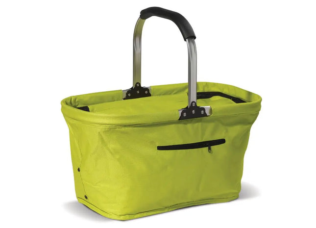 Faltbarer Grüner Kühlkorb für Einkäufe, Isoliert TK Gruppe® Grosshandel 