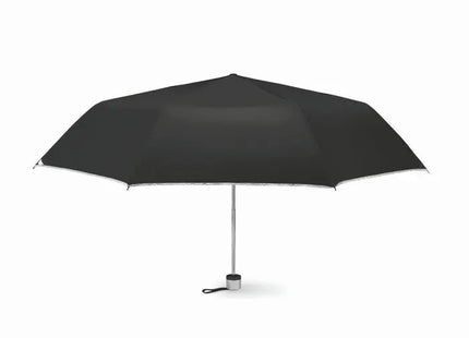 Faltbarer Regenschirm CARDIF in Schwarz - Kompakte Eleganz für regnerische Tage TK Gruppe® Grosshandel 