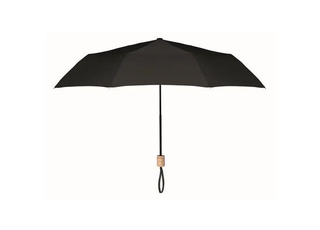 Faltbarer Regenschirm TRALEE in Schwarz - Kompakte Eleganz für unterwegs TK Gruppe® Grosshandel 