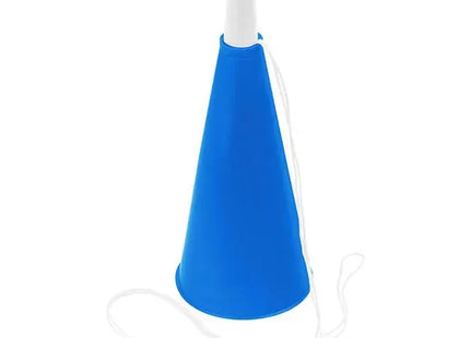 Fan-Horn in Blau und Weiß – Unüberhörbarer Team-Support TK Gruppe® Grosshandel 