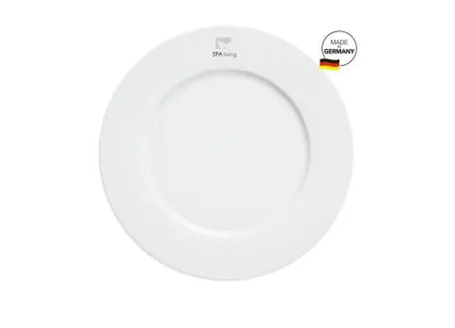 Fancy Weißer Speiseteller - Eleganz für jeden Anlass TK Gruppe® Grosshandel 