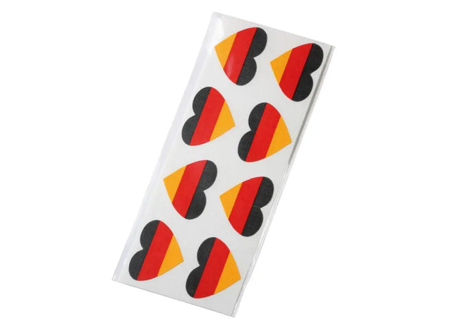 Fantape Herz 8er-Set Deutschland – Zeig Herz für dein Team TK Gruppe® Grosshandel 