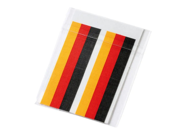 Fantape Rechteck 4er-Set Deutschland – Nationalfarben für Fans TK Gruppe® Grosshandel 