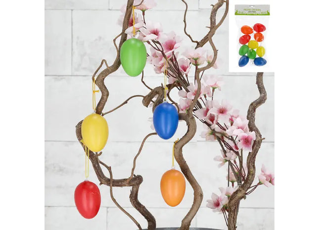 Farbenfrohe Ostereier-Kollektion - 10er Set Deko-Eier TK Gruppe® Grosshandel 