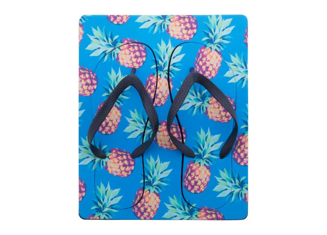 Farbenfrohe Suboslip Strand-Flip-Flops, Fotodruck, Größe 39-41, lebendig TK Gruppe® Grosshandel 
