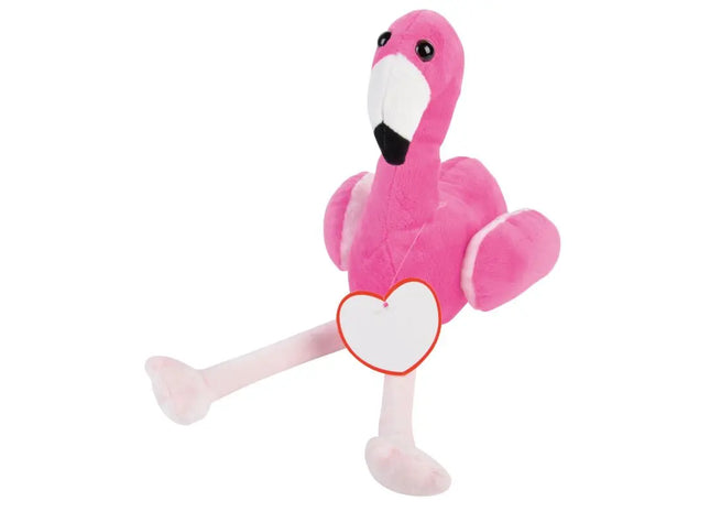 Farbenfroher Kuschel-Flamingo LUISA - in lebhaften Nuancen - Ein exotischer Freund für magische Kuschelstunden TK Gruppe® Grosshandel 