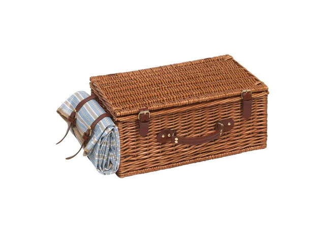 Farbenfroher Picknickkorb MADISON PARK - stilvoll, geräumig, tragbar TK Gruppe® Grosshandel 