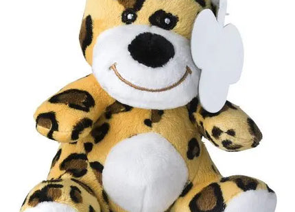 Farbenfrohes Plüschtier Leopard Laurent: Spielkamerad mit wildem Charme für Kinderzimmer und Spielecken TK Gruppe® Grosshandel 
