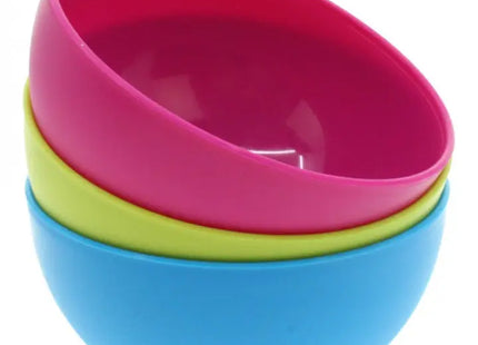 Farbige Kunststoffschüsseln, Sortiert, 600ml Fassungsvermögen TK Gruppe® Grosshandel 