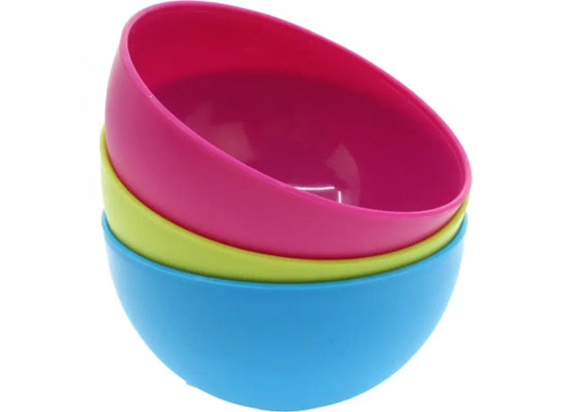 Farbige Kunststoffschüsseln, Sortiert, 600ml Fassungsvermögen TK Gruppe® Grosshandel 
