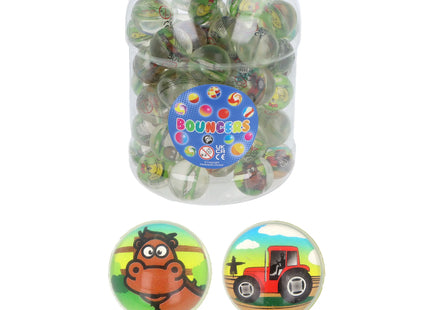 Farm Jet Ball, 3,3 cm, 4 verschiedene Farben – Kinderspielzeugball TK Gruppe® Grosshandel 