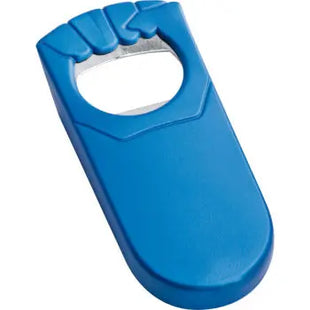 Faust-Flaschenöffner Luton in Blau – Stilvoll & Robust, Ideal für Barzubehör, 100mm TK Gruppe® Grosshandel 