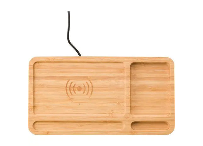 Faye Schreibtisch-Organizer aus Bambus - Natürliches Design TK Gruppe® Grosshandel 