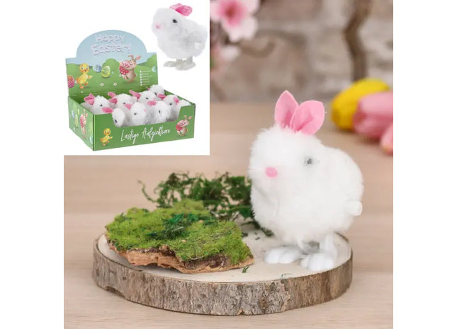 Federndes Häschen Spielzeug, Höhe 8 cm, Bewegungsaktiv TK Gruppe® Grosshandel 