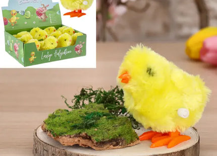 Federndes Küken Spielzeug, Leuchtend Gelb, Höhe 8 cm TK Gruppe® Grosshandel 