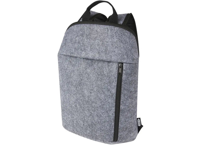 Felta Filz-Kühlrucksack, GRS-zertifiziert, 7L, mittelgrau, umweltfreundlich TK Gruppe® Grosshandel 
