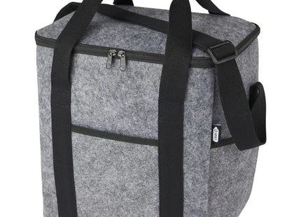 Felta Kühltasche, 21L, GRS-recycelter Filz, mittelgrau, umweltfreundlich TK Gruppe® Grosshandel 