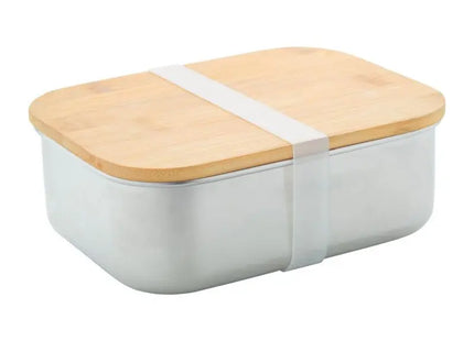 Ferroca Edelstahl-Lunchbox Silber, Metall-Brotdose – Robust & Elegant TK Gruppe® Grosshandel 
