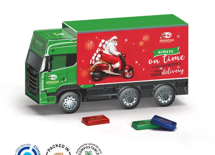 Festlicher LKW-förmiger Adventskalender, ideal für Sammler und Kinder TK Gruppe® Grosshandel 