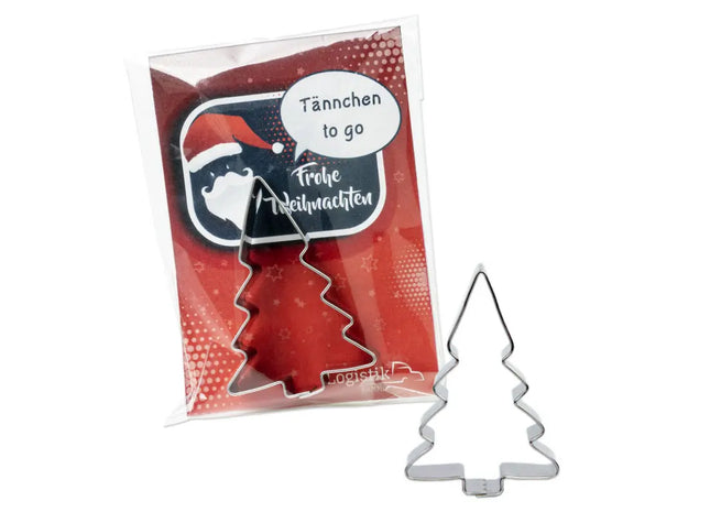 Festliches Backförmchen-Set: Weihnachtsbaum in Werbetüte - Winter Edition TK Gruppe® Grosshandel 