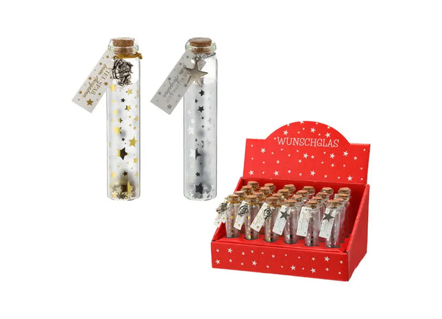 Festtags-Wunschgläser, 2er-Set, Feiertagsdekoration, Höhe ca. 11cm TK Gruppe® Grosshandel 