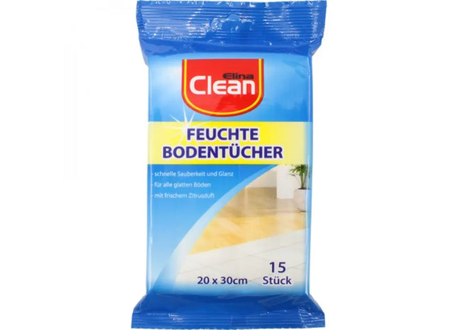 Feuchttücher zur Bodenreinigung, 20x30cm, 15 Stück TK Gruppe® Grosshandel 