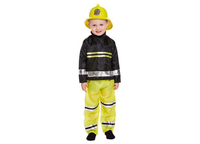 Feuerwehrmann Kostüm Für Kleinkinder, 3 Jahre, Spiel- & Verkleidungsset TK Gruppe® Grosshandel 