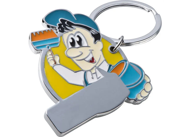 Figürlicher Gelber Schlüsselanhänger für Männer - Modisches Accessoire für Schlüssel TK Gruppe® Grosshandel 