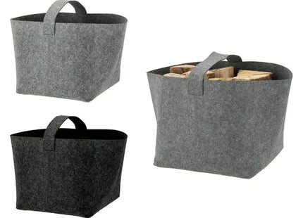 Filz Aufbewahrungskorb mit Henkel, 36x36x34cm – Vielseitiger Organizer | Stilvolle Filz Aufbewahrungsbox TK Gruppe® Grosshandel 